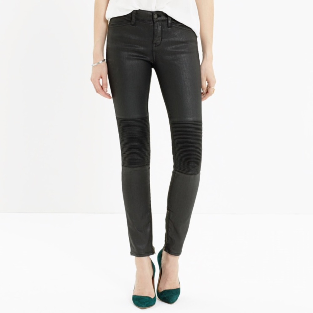 NWT Madewell Skinny Skinny Coated Racetrack Jean